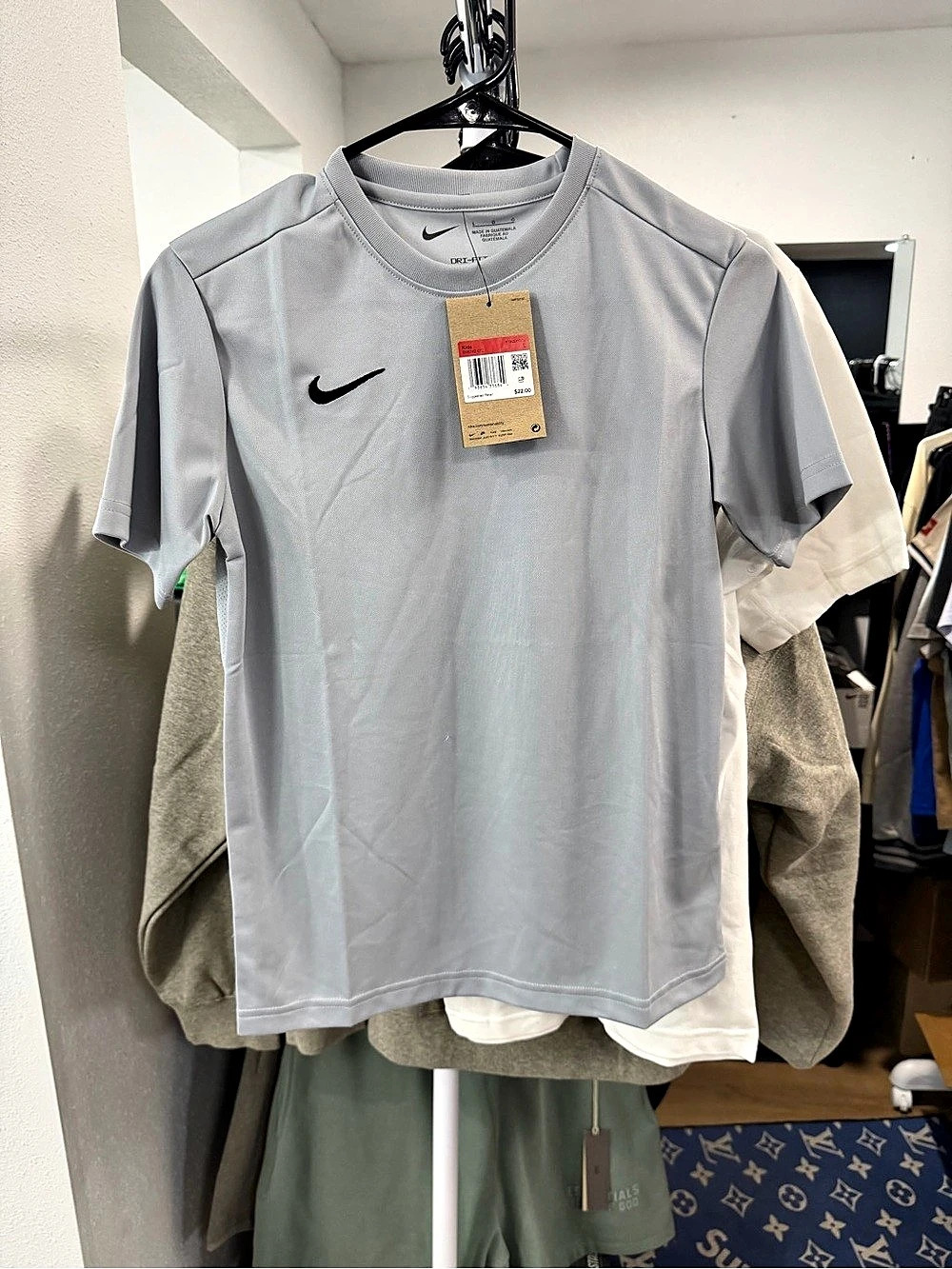 Nike Youth Park VII Jersey Boys Large Gray